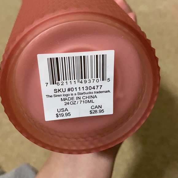 Pink Lemonade Studded - Starbucks Venti Size - Picture 4 of 5